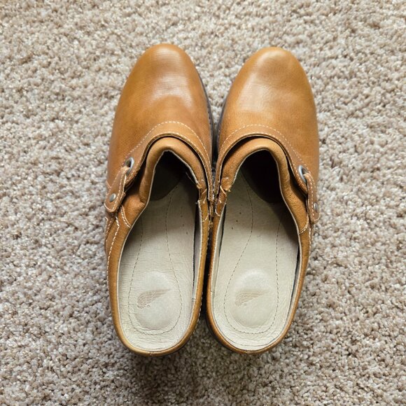 Red Wing Shoes Women's 7D Celina Mule Clog Brown Leather Casual Block Heels 4908 - Picture 2 of 6